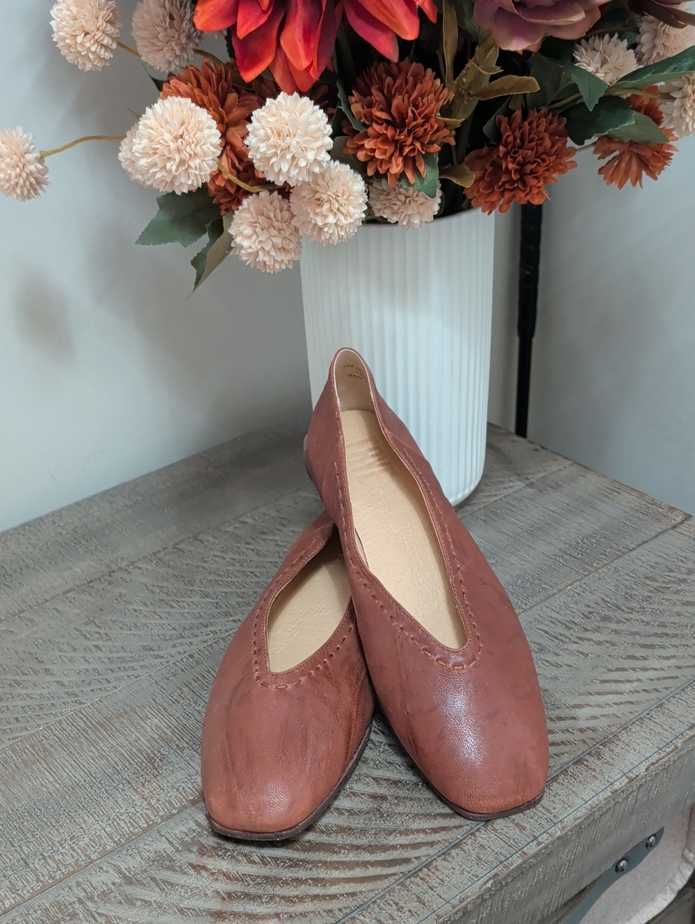 NWOT Frye Claire Ballet Flat